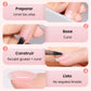 🎉Compre 2 y llévese 1 gratis💅Gel constructor de uñas multiusos 3 en 1 de alta transparencia.