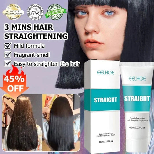 Compre 1 y llévese 1 gratis-Silk and Keratin Treatment Hair Straightening Cream