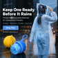 🌧️🧥 Impermeable Desechable de Bolsillo – Sálvate de Lluvias Inesperadas, Ligero, Compacto y Siempre Listo en tu Mochila 🎒✨