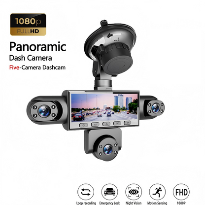 ⏳¡Oferta por Tiempo Limitado 50% de Descuento!⏰Cámara de Tablero Multi-Lente HD 1080P con Visión Nocturna 📹🚗