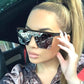 🕶️✨ Gafas de Sol Lente Enteriza Gran Formato – Visión Panorámica, Protección UV400 y Look Futurista y Chic 👽💫