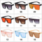 🕶️✨ Gafas de Sol Lente Enteriza Gran Formato – Visión Panorámica, Protección UV400 y Look Futurista y Chic 👽💫