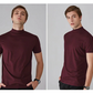 👕 Camiseta Ajustada de Cuello Alto para Hombre – Estilo Moderno y Confortable para Todos los Días ✨🔥