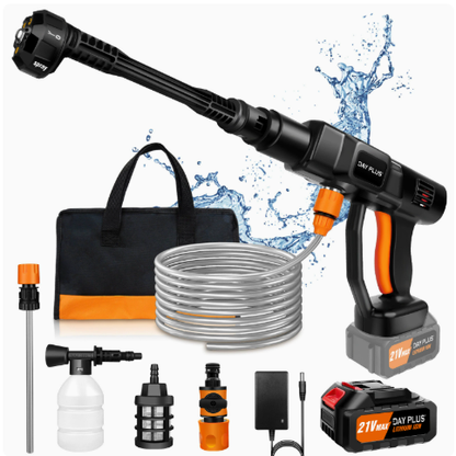 🔫 【Oferta limitada – 50% de descuento】🚗 Hidrolavadora inalámbrica – Funciona con batería y es compacta – Ideal para coche, bicicleta o patio – Móvil, potente y fácil de usar 💦✨🌿