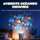 ✨ Proyector de Luz LED Giratorio Dinámico – Crea Ambientes Únicos con Efectos Luminosos Personalizados 🌟🎇
