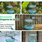 🐦 Comedero para Pájaros Estilo Vintage con Bañera – Fácil de Colgar y Llenar, Ideal para Petirrojos y Herrerillos Azules 🏡✨