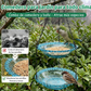 🐦 Comedero para Pájaros Estilo Vintage con Bañera – Fácil de Colgar y Llenar, Ideal para Petirrojos y Herrerillos Azules 🏡✨