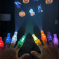 🎃🔦 Mini Proyector de Dedos Halloween – Luces con Patrones Fantasmales, Bolsillo y Diversión para Niños y Fiestas de Terror ✨👻