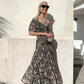 🌸 Vestido escote en V con estampado y tirantes para mujer