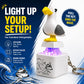 Llavero electrónico Mine Bird con activación por voz y luz