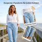 👖 Pantalones Informales de Algodón y Lino para Mujer – Transpirables, Cintura Alta y Largo al Tobillo, Elegantes 🌿✨