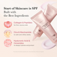 [NUEVO] Protector solar facial de colágeno | FPS 50 de amplio espectro | Fórmula ligera, no pegajosa e hidratante | Sin residuos ni colorantes blancos | Péptidos y centella asiática para un brillo natural y calmante