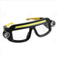 ✨Linterna frontal LED recargable con diseño de gafas