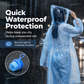 🌧️🧥 Impermeable Desechable de Bolsillo – Sálvate de Lluvias Inesperadas, Ligero, Compacto y Siempre Listo en tu Mochila 🎒✨