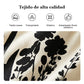 🌺👗 Vestido Midi con Escote V y Estampado Botánico – Moderno y Femenino 💖