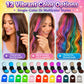 ⏳🔥¡50 % DE DESCUENTO POR TIEMPO LIMITADO! ⏰ 🌈 Set de 12 Tizas Temporales para el Cabello con Aplicador