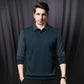 🎁Camisa de punto de dos piezas con solapa para hombre - COMPRA 2 Y ENVÍO GRATIS
