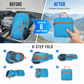🔥Oferta Caliente 50% DESCUENTO🔥 Mochila de Camping Plegable Impermeable Ultraligera – Nylon Resistente al Desgaste de menos de 454 gramos, se guarda en su propio bolsillo, ideal para Senderismo, Viajes y Camping 🎒