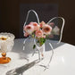 🔥 Florero Decorativo Transparente Inspirado en Mariposas