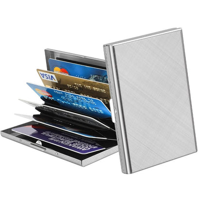 ⏰🔥 ¡OFERTA 50% OFF! 💳✨ Tarjetero RFID de Acero Inoxidable – Protege tus Tarjetas y Lleva Todo Organizado con Estilo 🛡️