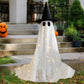 👻 50% OFF ✨ Decoración Gigante de Fantasma 5.4ft – Brillo LED, Se Mantiene de Pie y Espanta a Todos en Halloween 🕯️🎃