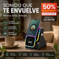 💎 ¡50% DE DESCUENTO! Soporte 5 en 1 con Altavoz Inalámbrico 💎 Audio por Inducción, Soporte para Teléfono y Luz Ambiental