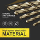 💎🔩 Set 99 Piezas Brocas Titanio – Factory Outlet, Corte Rápido y Duración Extrema para Metal y Madera 🏭🔥