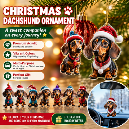 ⏳🔥 ¡50% DE DESCUENTO POR TIEMPO LIMITADO! ⏰🎄 Adornos navideños con forma de cachorro 🐕🎁