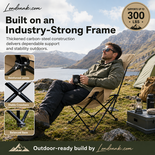 🪑 Silla Plegable Ajustable Portátil para Exteriores – Ligera, Resistente y Versátil – Ideal para el Jardín, Camping, Playa o Terraza – Fácil de Transportar y Montar 🏕️✨