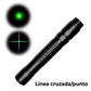 🔫💚 Láser Verde Alta Potencia 5000mW – Patrones Múltiples, Haz Visible de Día y Alcance de 100m 🎯⚡