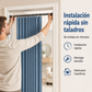 🔥⭐Cortina magnética para puertas plegables sin necesidad de taladrar