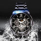 🎄Rebajas de Navidad 41 % DE DESCUENTO🔥Reloj mecánico automático esqueleto sumergible para hombre