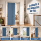 🔥⭐Cortina magnética para puertas plegables sin necesidad de taladrar
