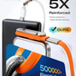 🔋⚡ Cargador Rápido 2 en 1 con Soporte 360° – Adaptador USB Plegable, Carga y Sostén tu Celular al Mismo Tiempo sin Cables Extra 📱✨