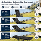 🪑 Silla Plegable Ajustable Portátil para Exteriores – Ligera, Resistente y Versátil – Ideal para el Jardín, Camping, Playa o Terraza – Fácil de Transportar y Montar 🏕️✨