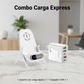 📱✨ Soporte de Teléfono con Cargador Rápido Inalámbrico - Ajuste Universal y Rotación 360°, Ideal para Viajes u Oficina 🚗📦