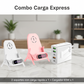 📱✨ Soporte de Teléfono con Cargador Rápido Inalámbrico - Ajuste Universal y Rotación 360°, Ideal para Viajes u Oficina 🚗📦