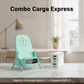 📱✨ Soporte de Teléfono con Cargador Rápido Inalámbrico - Ajuste Universal y Rotación 360°, Ideal para Viajes u Oficina 🚗📦