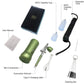 Kit eléctrico de cepillo de aire con compresor