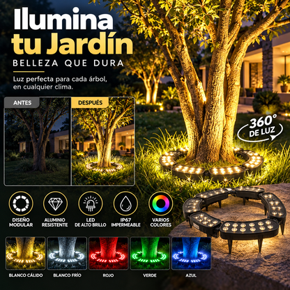 ⏳🔥¡50 % DE DESCUENTO POR TIEMPO LIMITADO! ⏰ Luz impermeable para anillos exteriores IP65