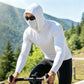 Sudadera con capucha ligera para hombre, secado rápido y protección UV