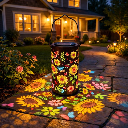 🔥 OFERTA HOT 49 % DE DESCUENTO – 🌞 Linterna Solar de Jardín con Girasol Colorido y Brillant
