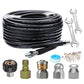 💦🔧 Kit de Boquillas para Desatascar Drenajes – Conecta a tu Hidrolavadora y Elimina Obstrucciones como un Profesional, Resuelve Todos los Atascos 🚿✅