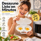 🍳 ¡COMPRA 1 Y LLEVA 2! ✨ Escalfador de Huevos Doble para Microondas – Cocina Rápida Sin Aceite, PP Grado Alimentario & Esencial de Cocina Versátil 💫