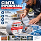 🛡️💧 Cinta Impermeable de Aluminio Reforzado – Sella Grietas, Techos y Tuberías, Resistente a la Intemperie y Temperaturas Extremas ☀️❄️