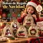 🎅 ¡50% DE DESCUENTO POR TIEMPO LIMITADO! ✨ Bolsas de regalo navideñas con cordón – Diseño de Papá Noel y renos, bolsas de tela reutilizables para envolver regalos ✨
