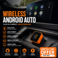 🚗 ¡50 % DE DESCUENTO POR TIEMPO LIMITADO! Adaptador inalámbrico para Android Auto · Conectar y usar