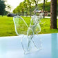🔥 Florero Decorativo Transparente Inspirado en Mariposas