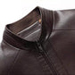 💥 ¡OFERTA DE NAVIDAD! 40% DTO 🥰Chaqueta de piel con forro de felpa para hombre