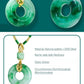 Hetian Jade Hebilla de oración por la paz